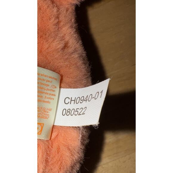 B Softies Happy Hues Bunny Rabbit Plush Stuffed Animal Orange Confetti Easter - Picture 11 of 13